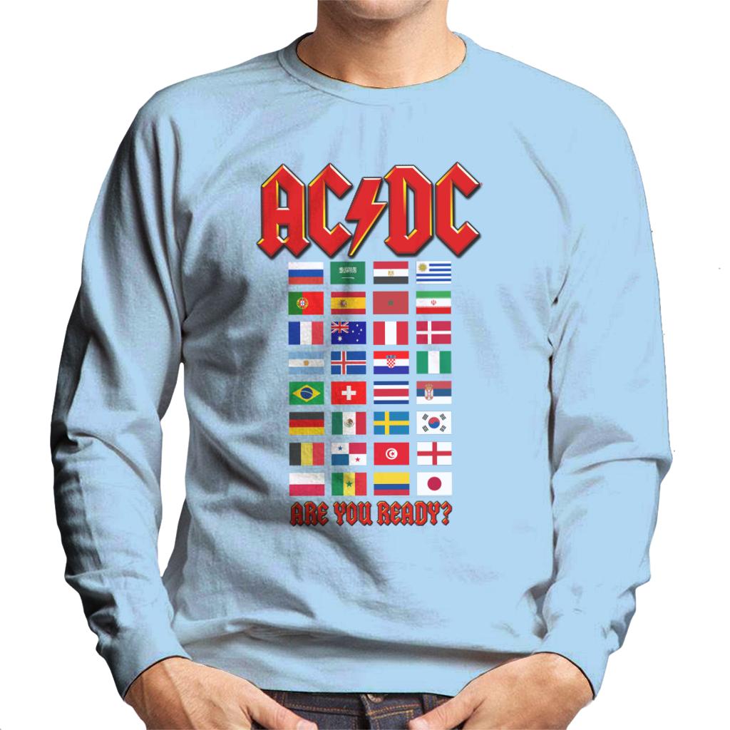 AC/DC Country Flags Are You Ready Men's Sweatshirt-ALL + EVERY