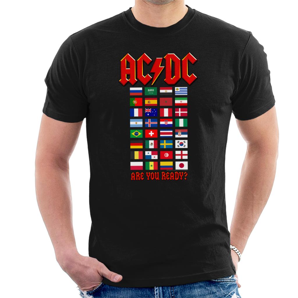 AC/DC Country Flags Are You Ready Men's T-Shirt-ALL + EVERY