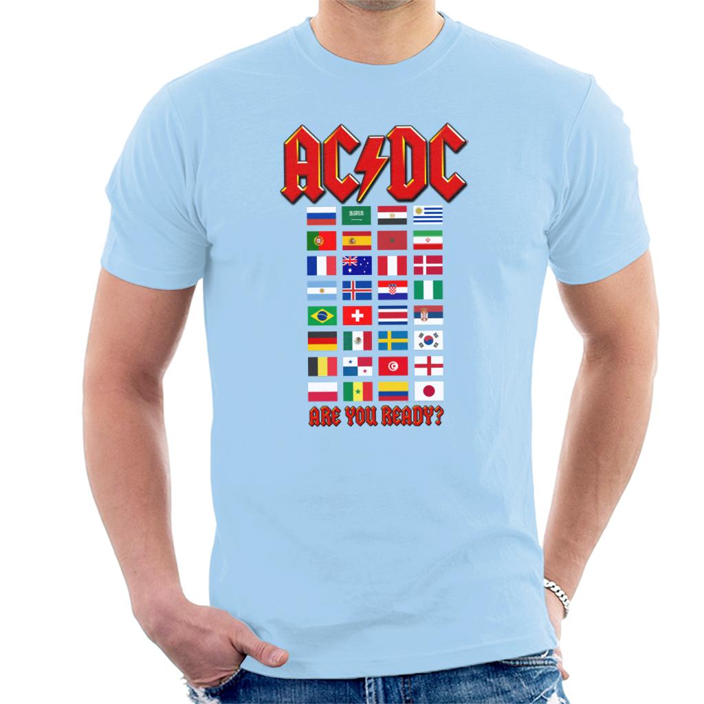 AC/DC Country Flags Are You Ready Men's T-Shirt-ALL + EVERY