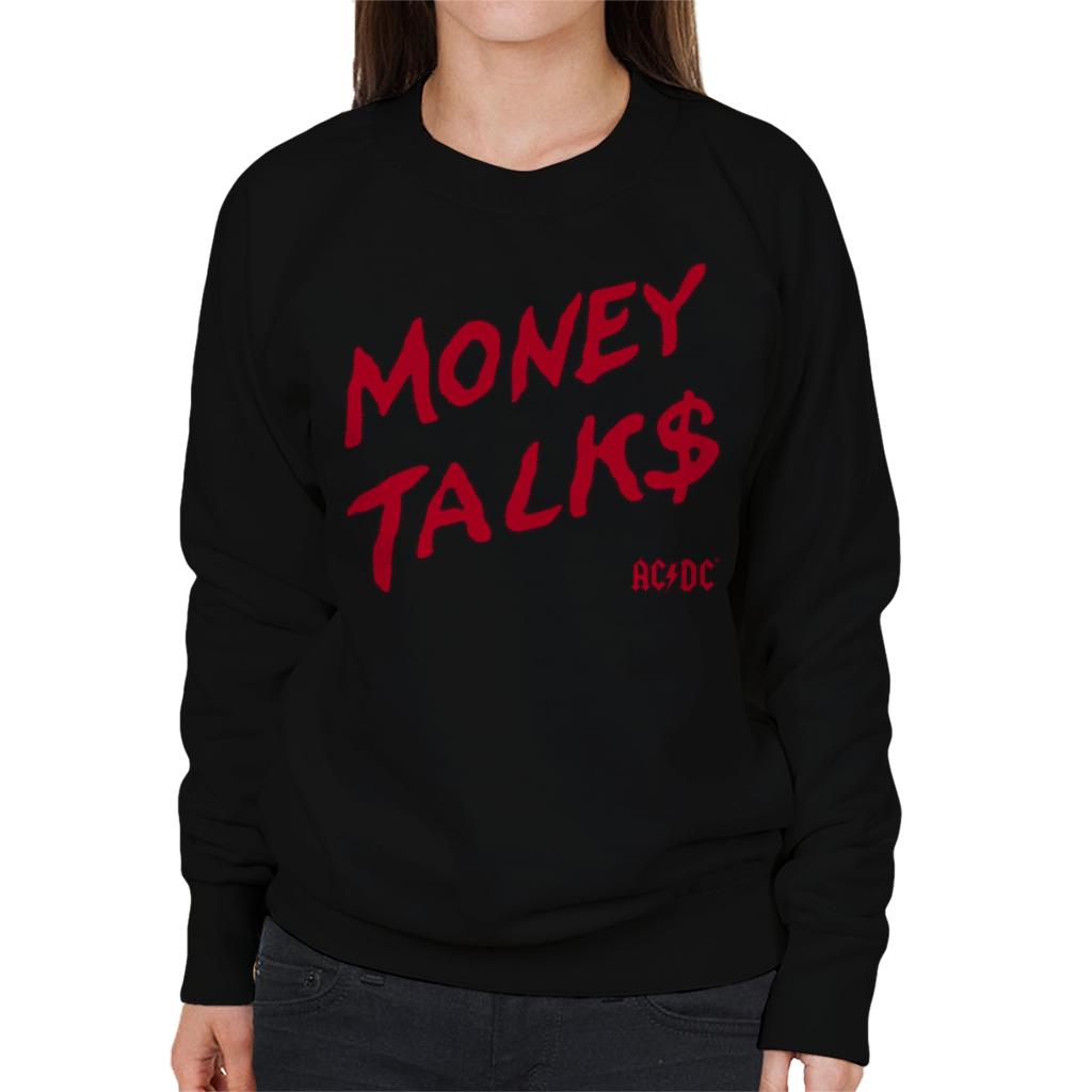 AC/DC Money Talks Women's Sweatshirt-ALL + EVERY