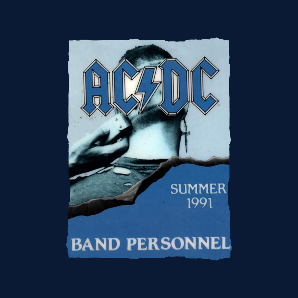 AC/DC Summer 1991 Band Personnel Men's T-Shirt-ALL + EVERY