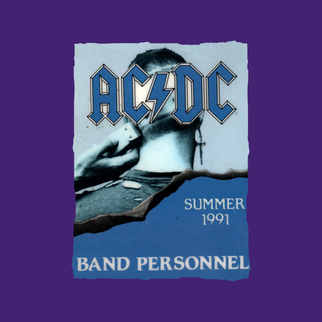 AC/DC Summer 1991 Band Personnel Women's T-Shirt-ALL + EVERY