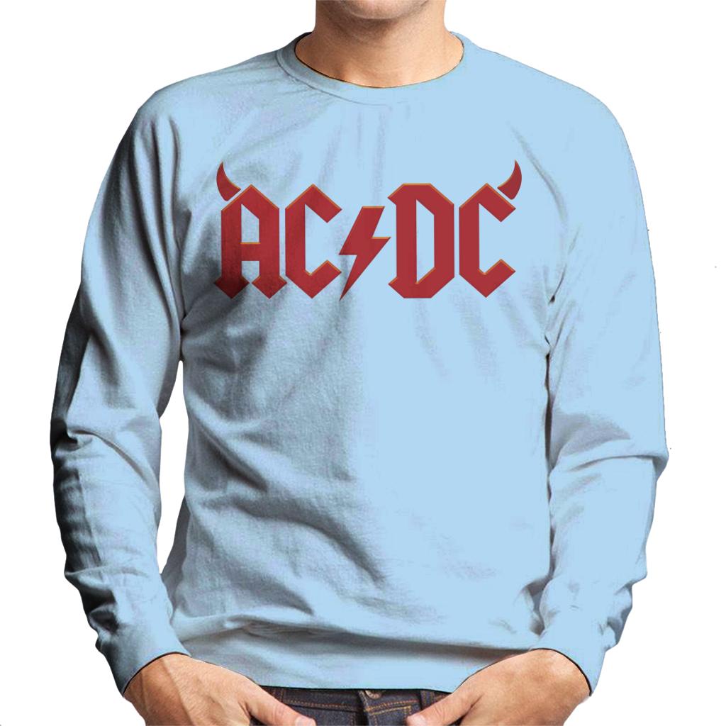 AC/DC Devil Horns Logo Men's Sweatshirt-ALL + EVERY