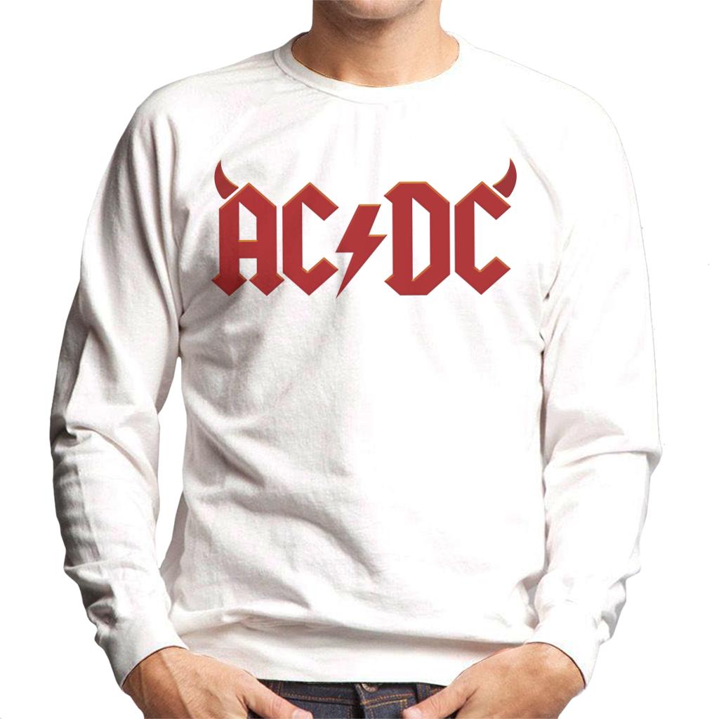 AC/DC Devil Horns Logo Men's Sweatshirt-ALL + EVERY