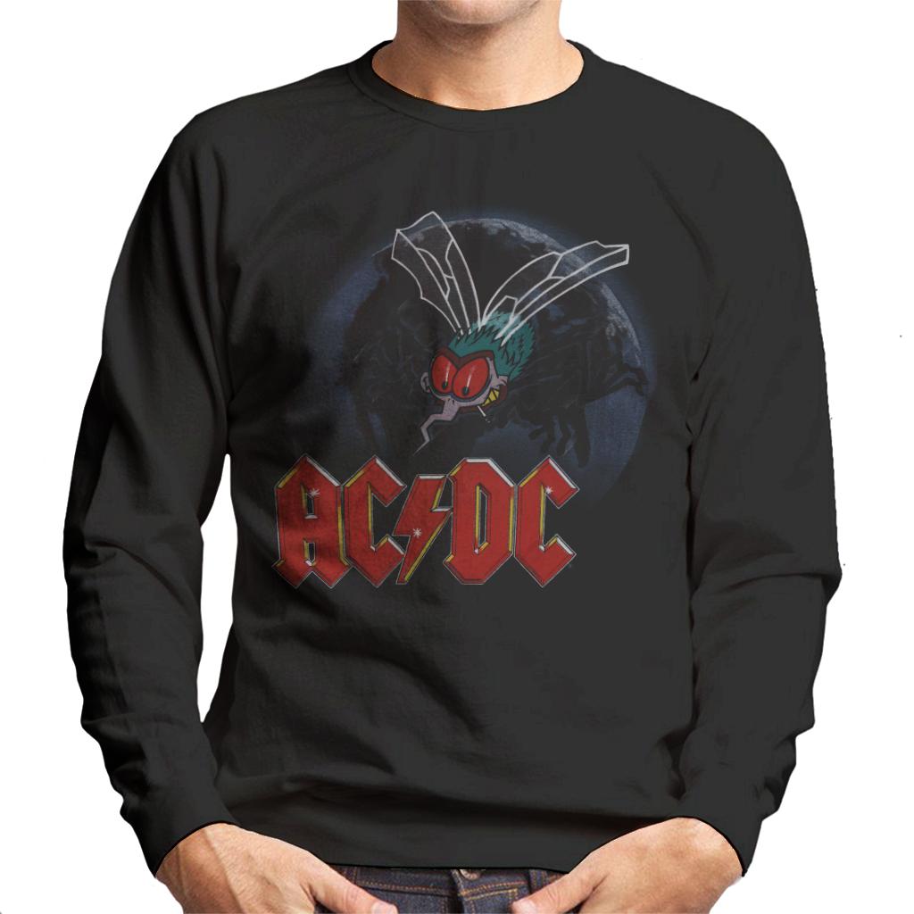 AC/DC Mosquito From Above Logo Men's Sweatshirt-ALL + EVERY