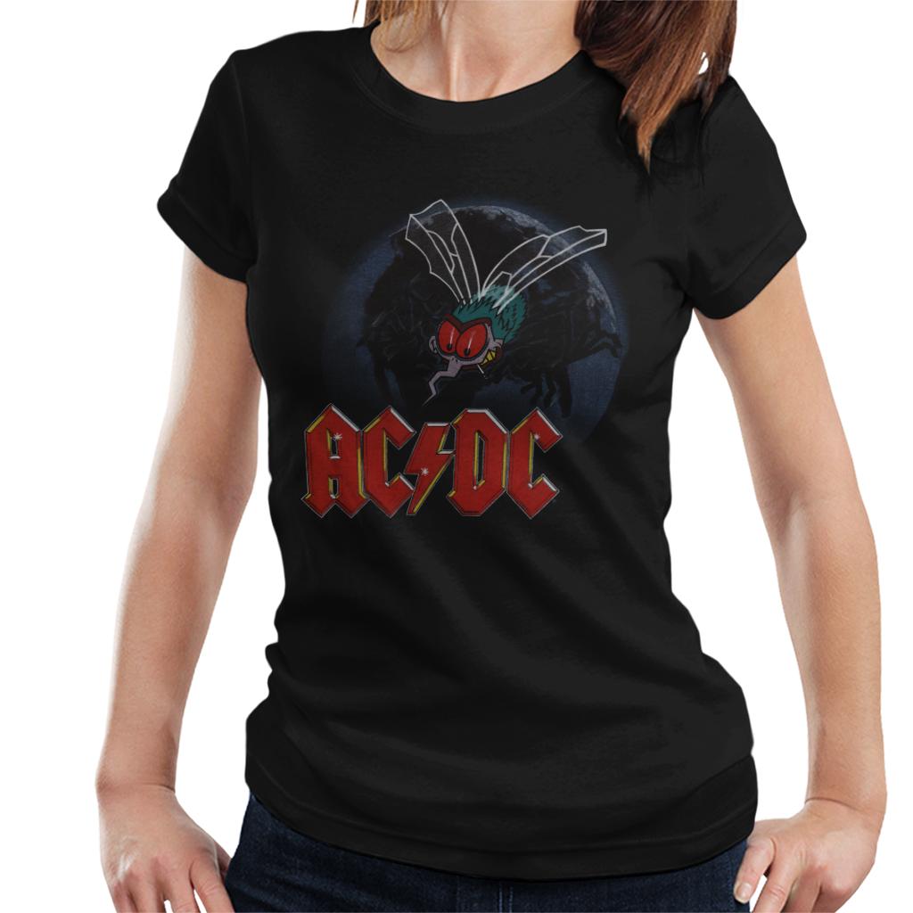 AC/DC Mosquito From Above Logo Women's T-Shirt-ALL + EVERY