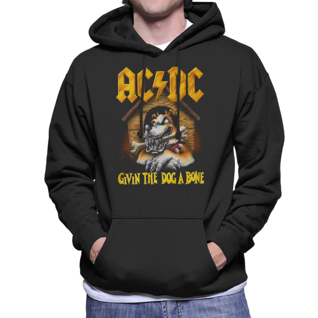 AC/DC Givin The Dog A Bone Men's Hooded Sweatshirt-ALL + EVERY