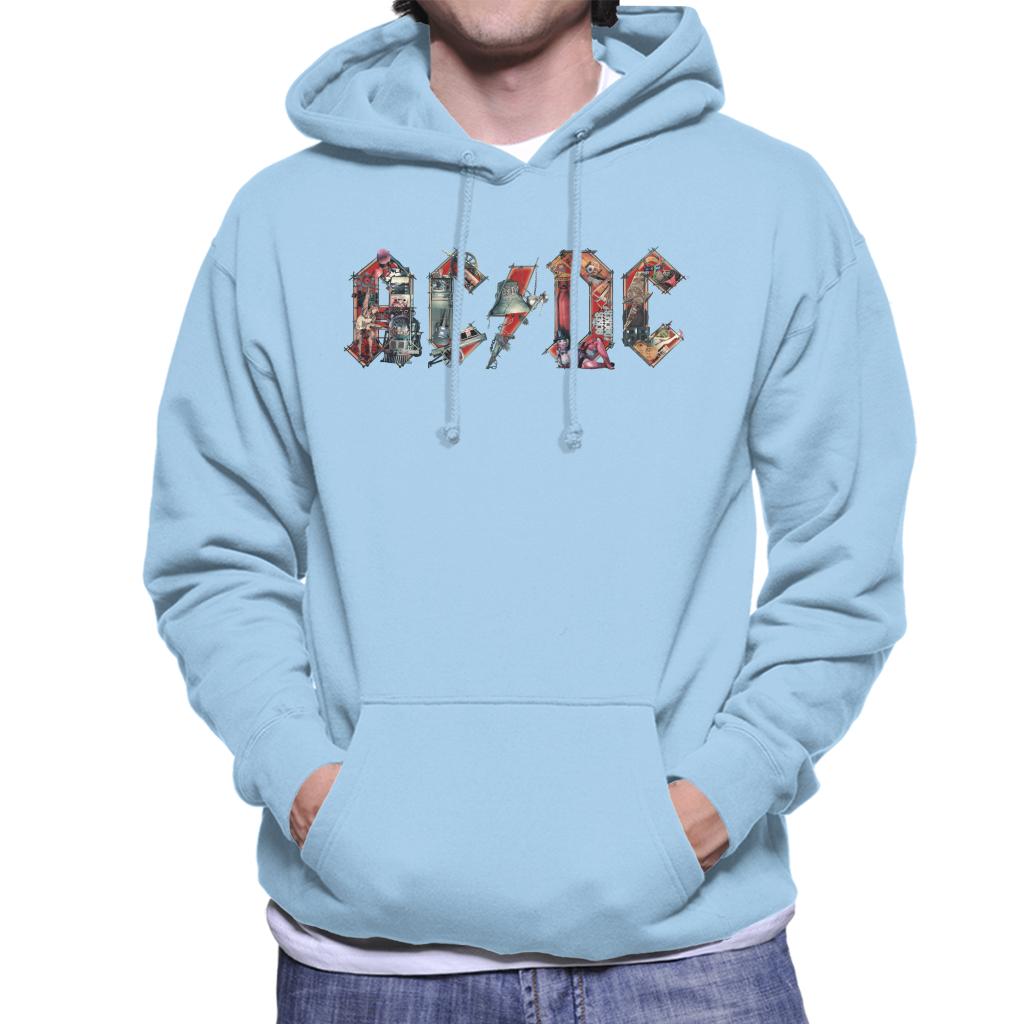 ACDC Live Show Logo Men's Hooded Sweatshirt-ALL + EVERY