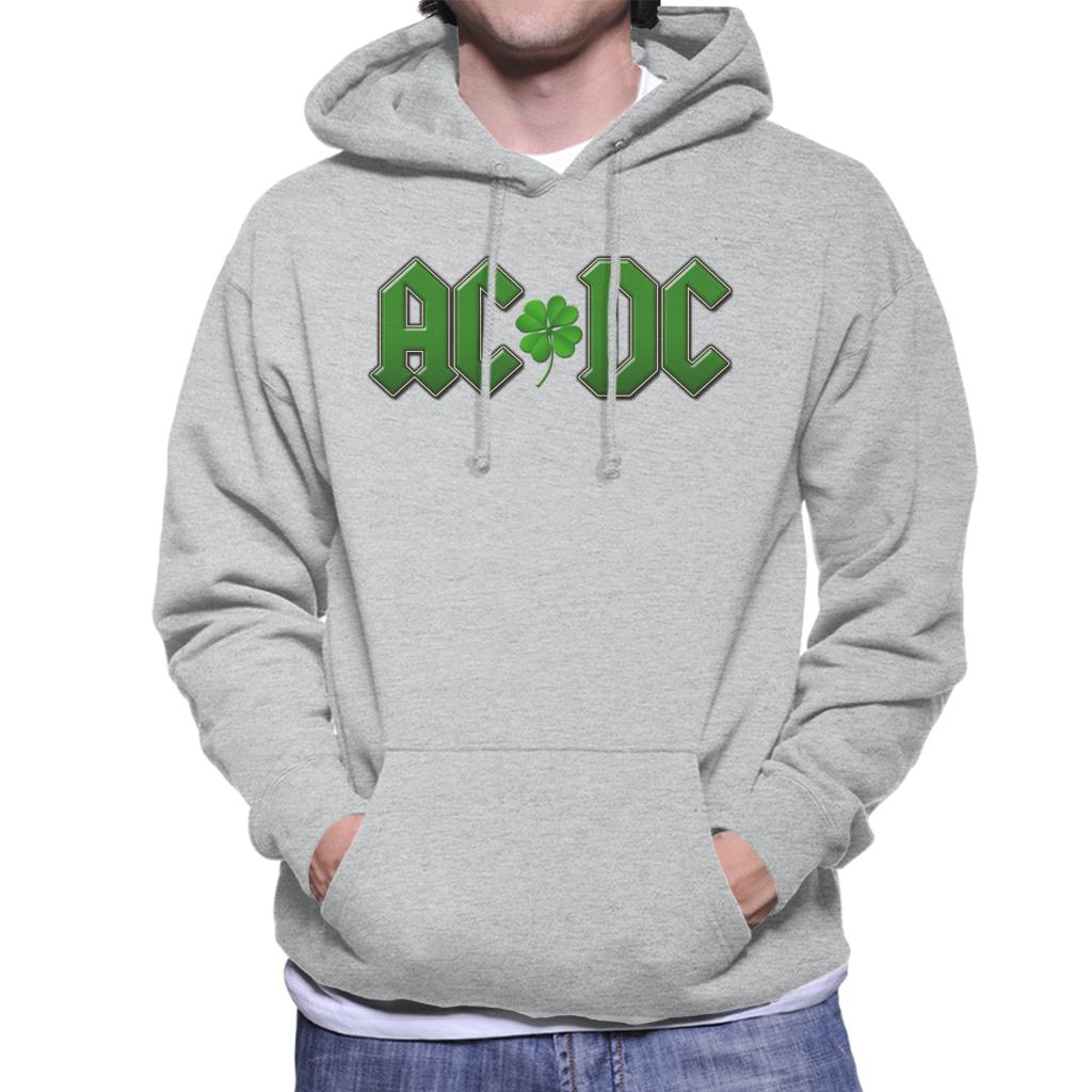 ACDC St Patricks Day Logo Men's Hooded Sweatshirt-ALL + EVERY