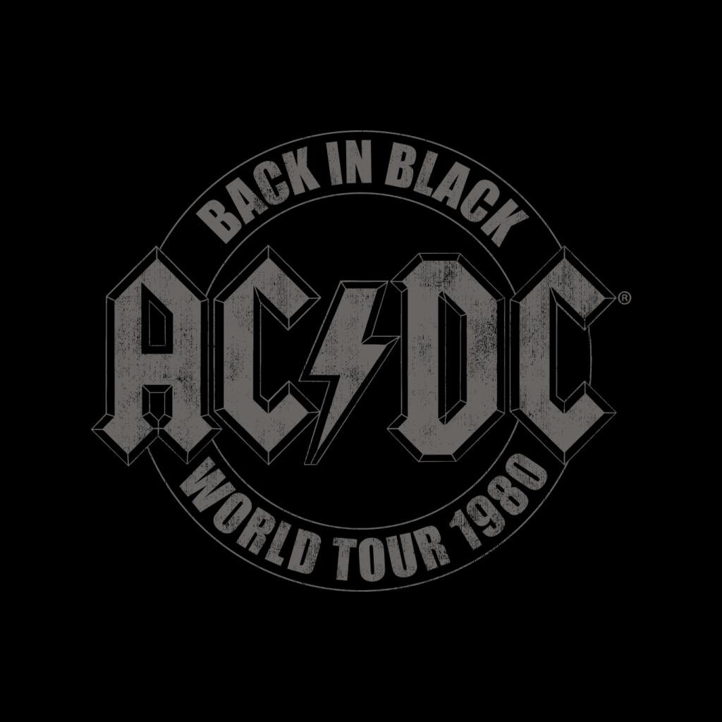 ACDC Back In Black World Tour 1980 Men's T-Shirt-ALL + EVERY