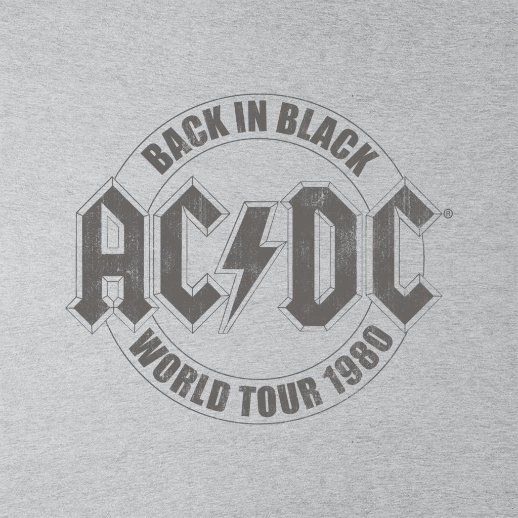 ACDC Back In Black World Tour 1980 Men's T-Shirt-ALL + EVERY