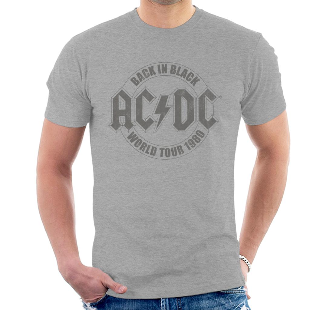 ACDC Back In Black World Tour 1980 Men's T-Shirt-ALL + EVERY