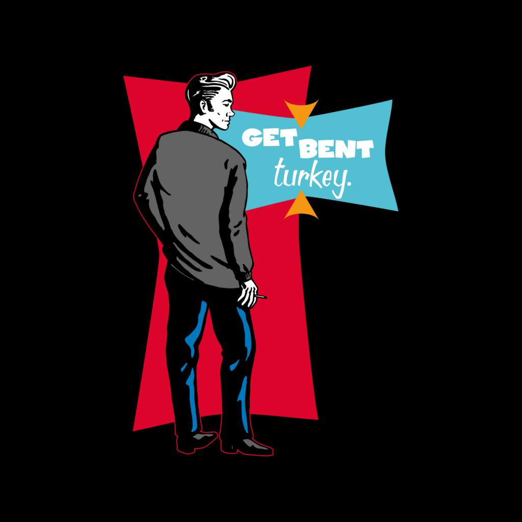 American Graffiti John Get Bent Turkey Men's T-Shirt-ALL + EVERY