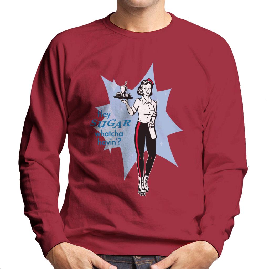 American Graffiti Hey Sugar Whatcha Havin Men's Sweatshirt-ALL + EVERY