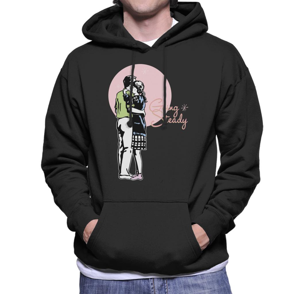 American Graffiti Going Steady Men's Hooded Sweatshirt-ALL + EVERY