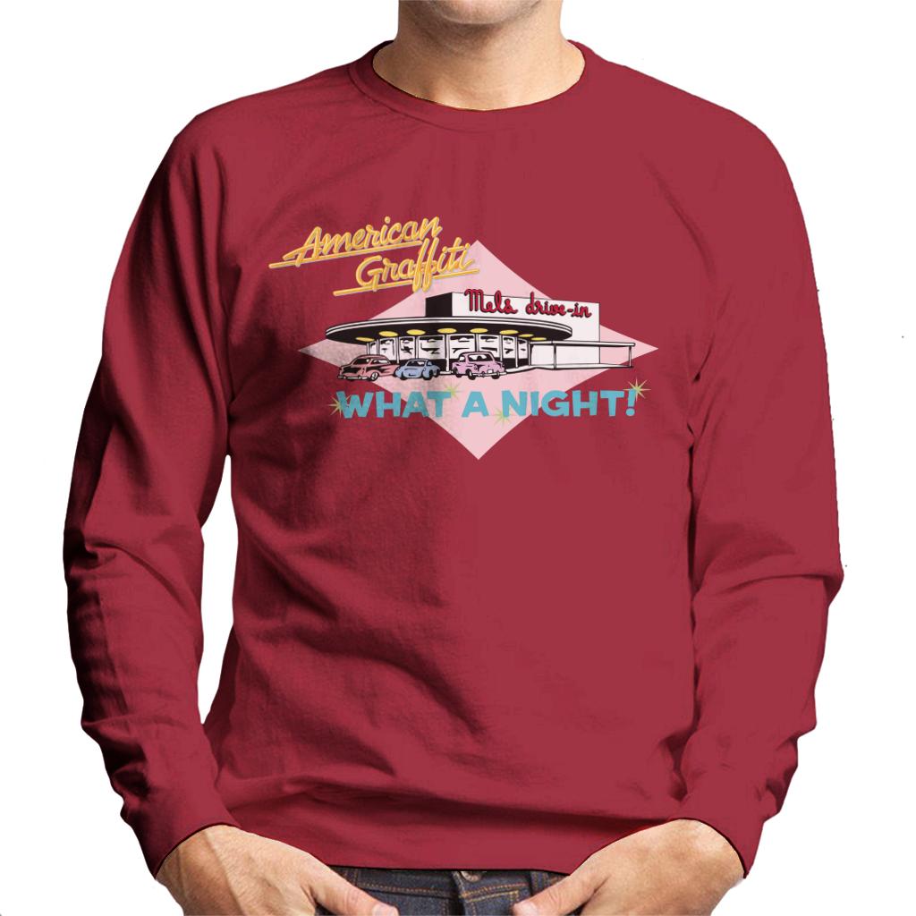 American Graffiti What A Night Men's Sweatshirt-ALL + EVERY