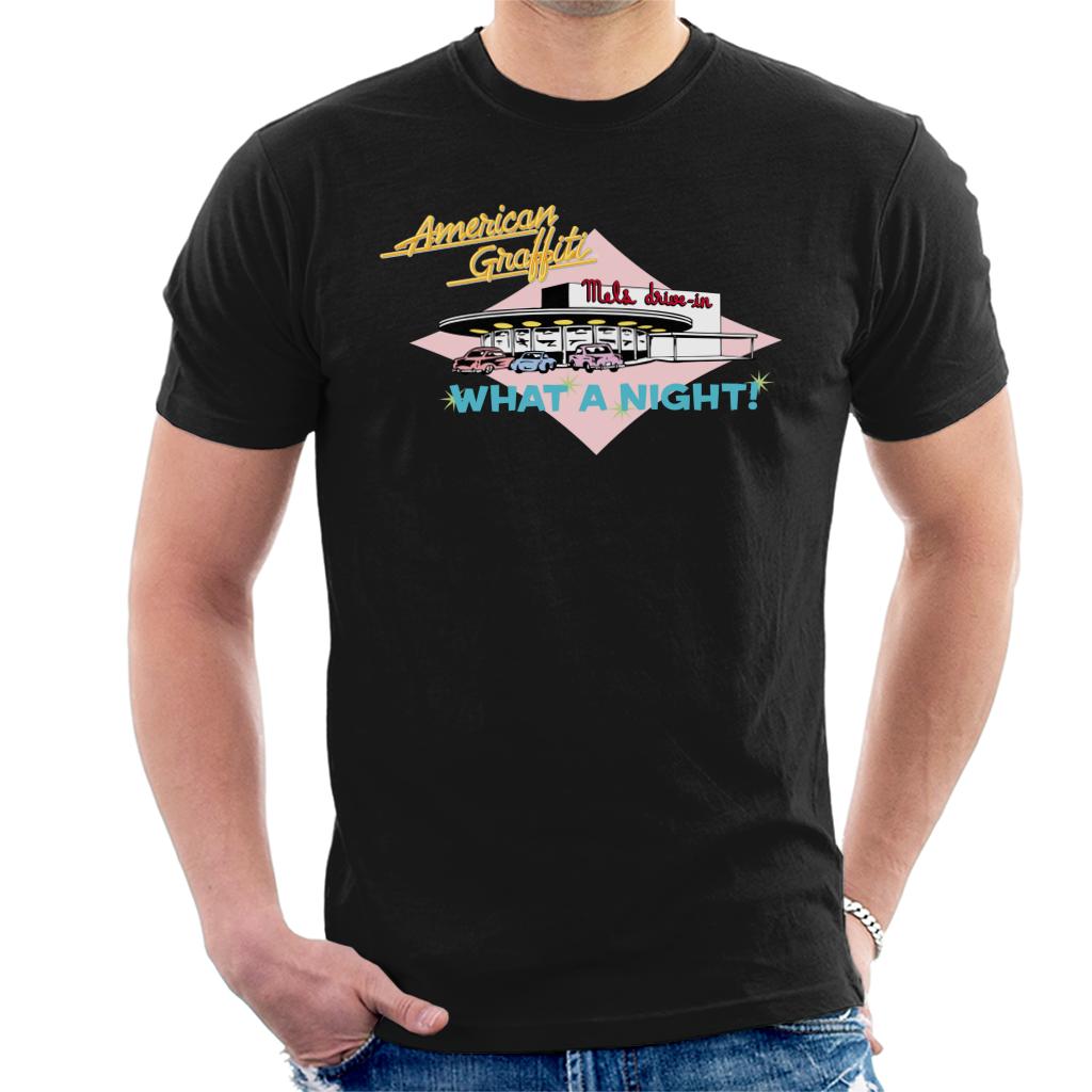 American Graffiti What A Night Men's T-Shirt-ALL + EVERY