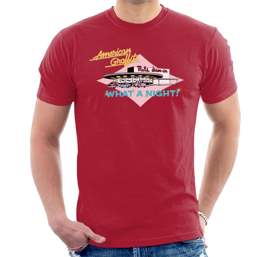 American Graffiti What A Night Men's T-Shirt-ALL + EVERY