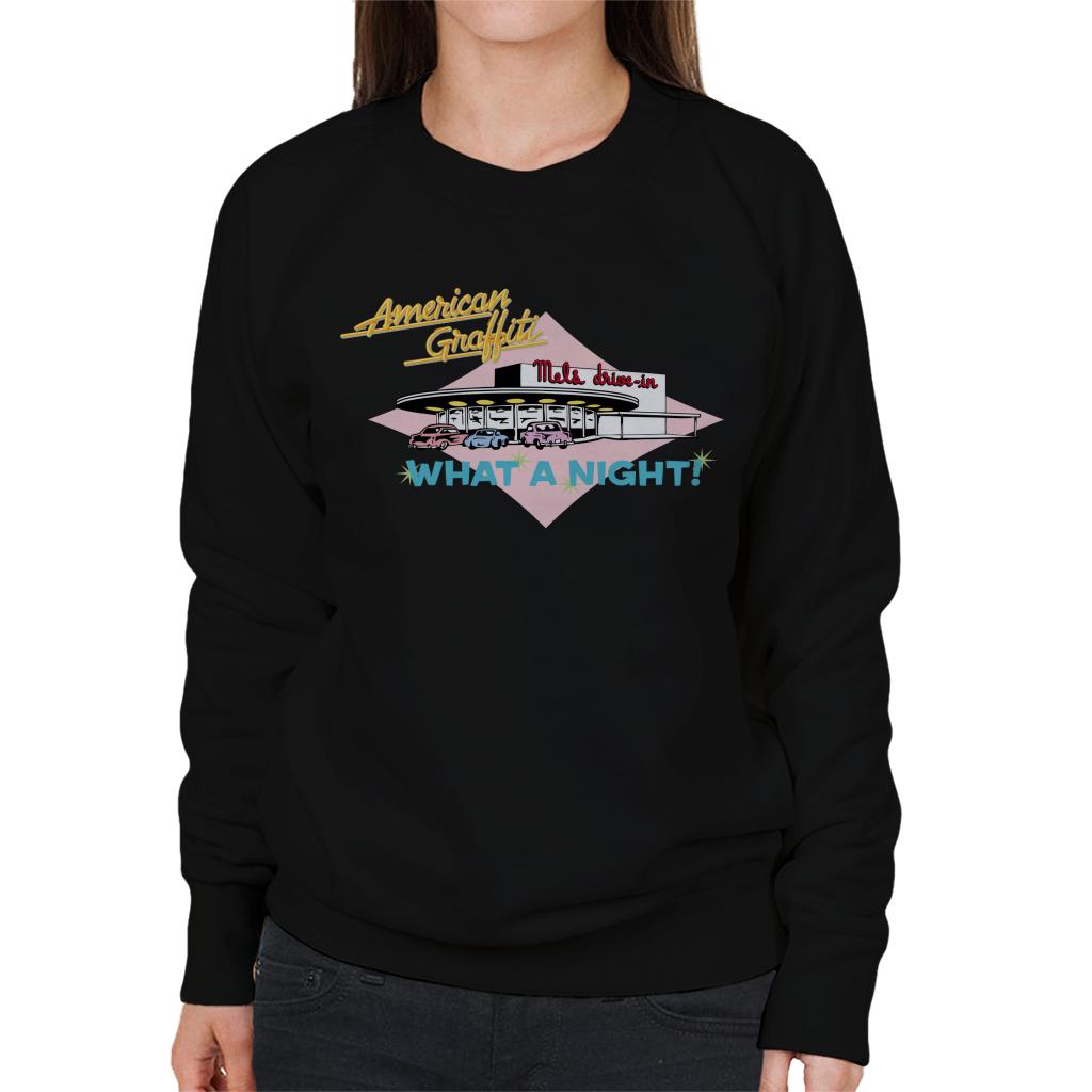 American Graffiti What A Night Women's Sweatshirt-ALL + EVERY