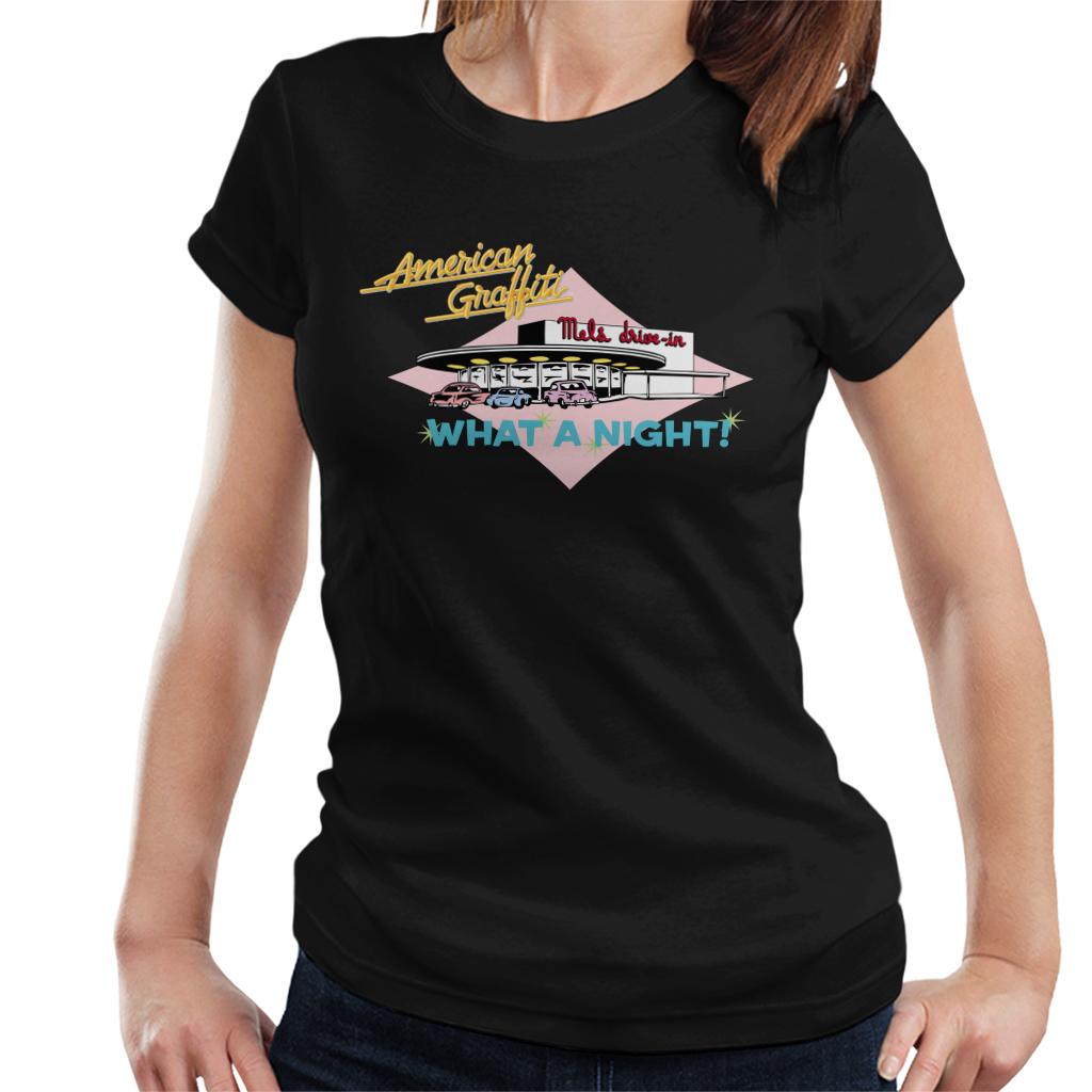 American Graffiti What A Night Women's T-Shirt-ALL + EVERY