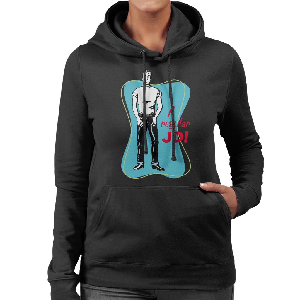 American Graffiti John A Regular JD Women's Hooded Sweatshirt-ALL + EVERY