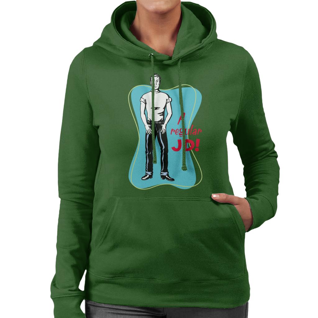 American Graffiti John A Regular JD Women's Hooded Sweatshirt-ALL + EVERY