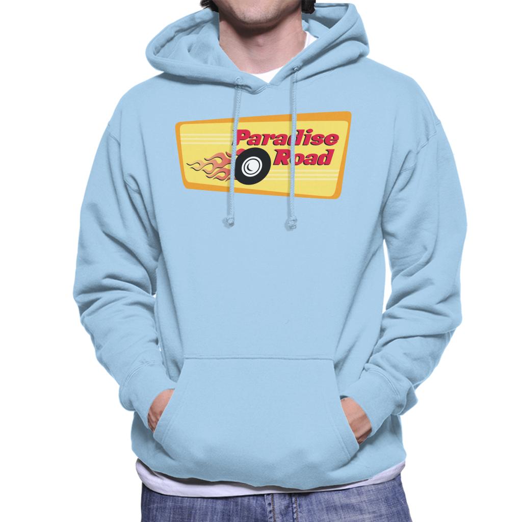 American Graffiti Paradise Road Men's Hooded Sweatshirt-ALL + EVERY