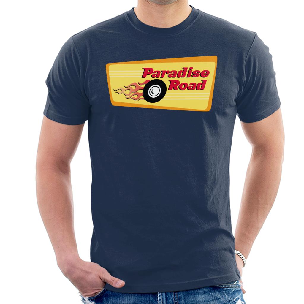 American Graffiti Paradise Road Men's T-Shirt-ALL + EVERY