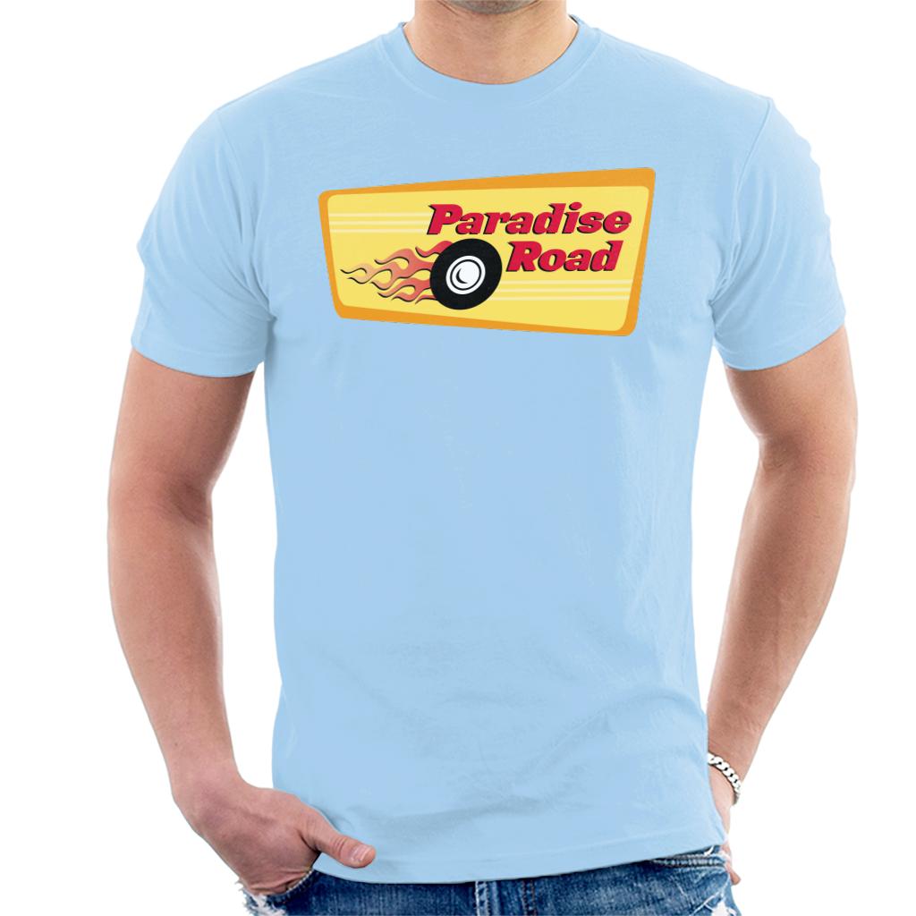 American Graffiti Paradise Road Men's T-Shirt-ALL + EVERY