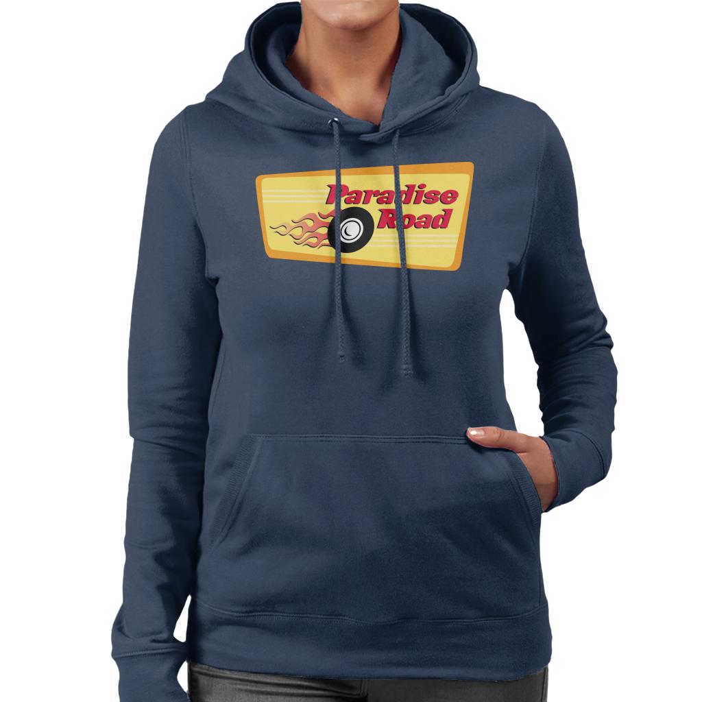 American Graffiti Paradise Road Women's Hooded Sweatshirt-ALL + EVERY