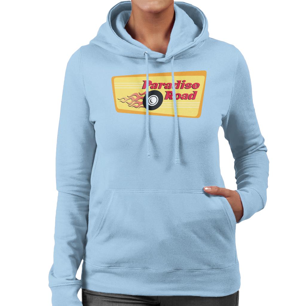 American Graffiti Paradise Road Women's Hooded Sweatshirt-ALL + EVERY