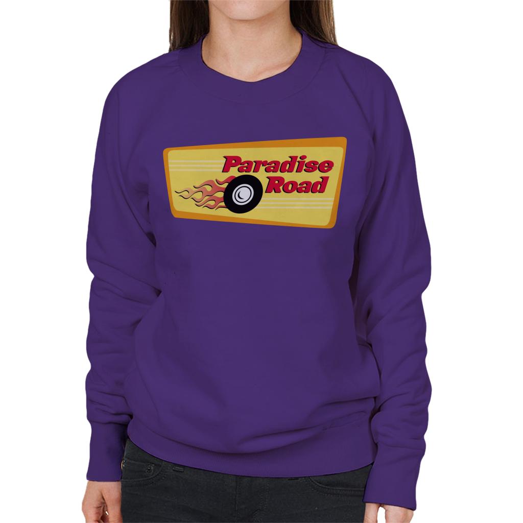 American Graffiti Paradise Road Women's Sweatshirt-ALL + EVERY