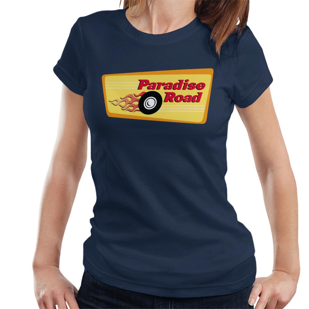 American Graffiti Paradise Road Women's T-Shirt-ALL + EVERY