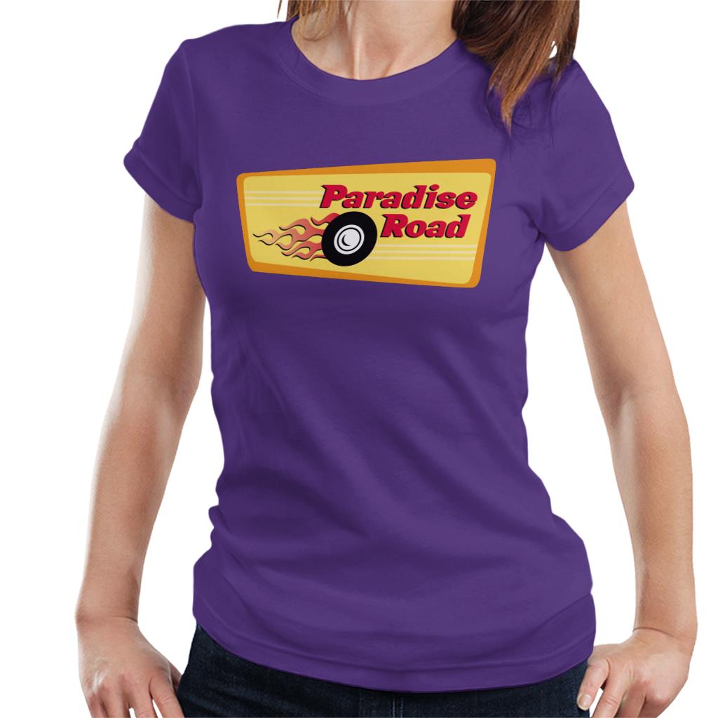 American Graffiti Paradise Road Women's T-Shirt-ALL + EVERY