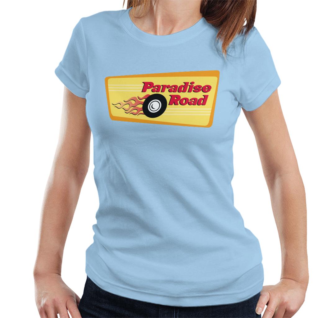 American Graffiti Paradise Road Women's T-Shirt-ALL + EVERY