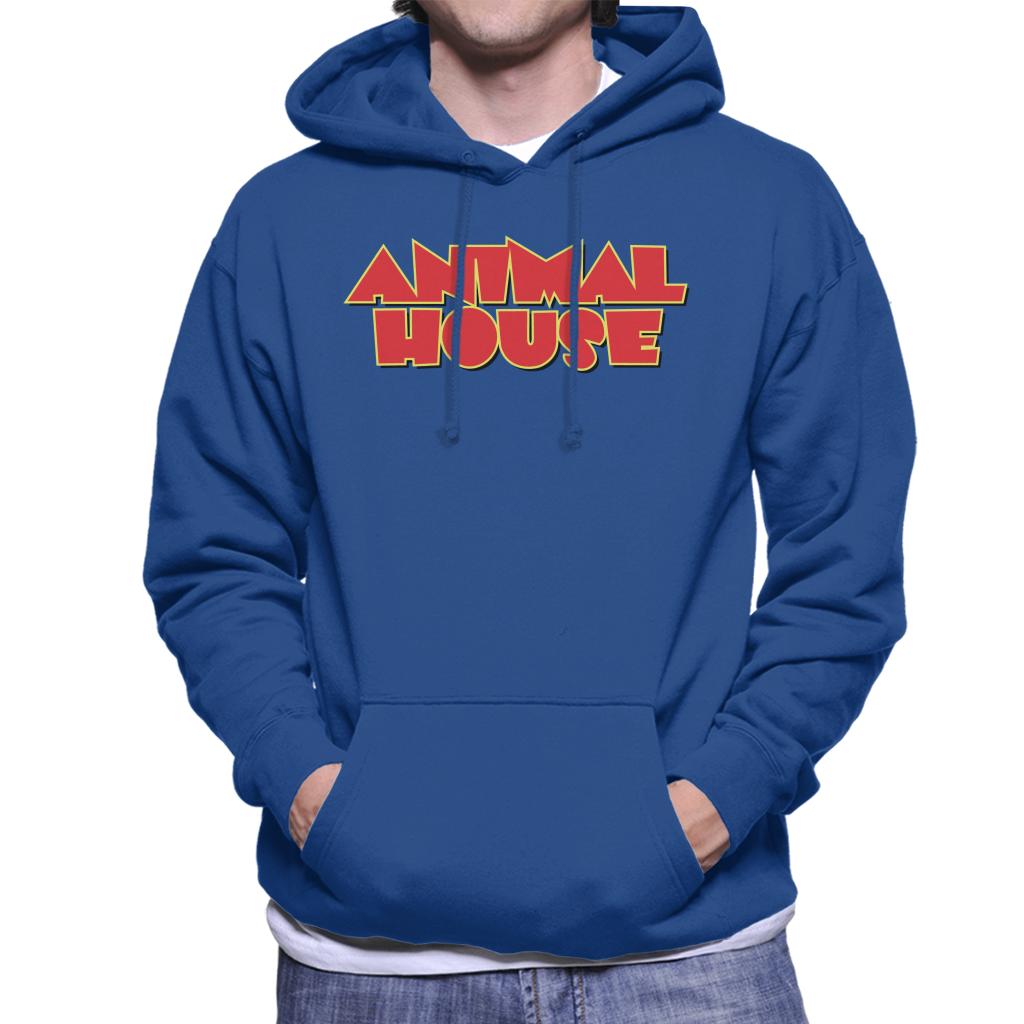 Animal House Red Logo Men's Hooded Sweatshirt-ALL + EVERY