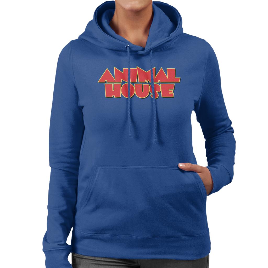 Animal House Red Logo Women's Hooded Sweatshirt-ALL + EVERY