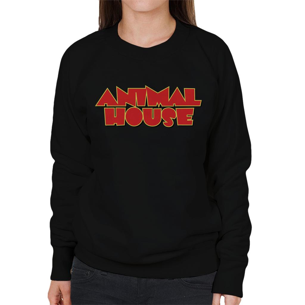 Animal House Red Logo Women's Sweatshirt-ALL + EVERY