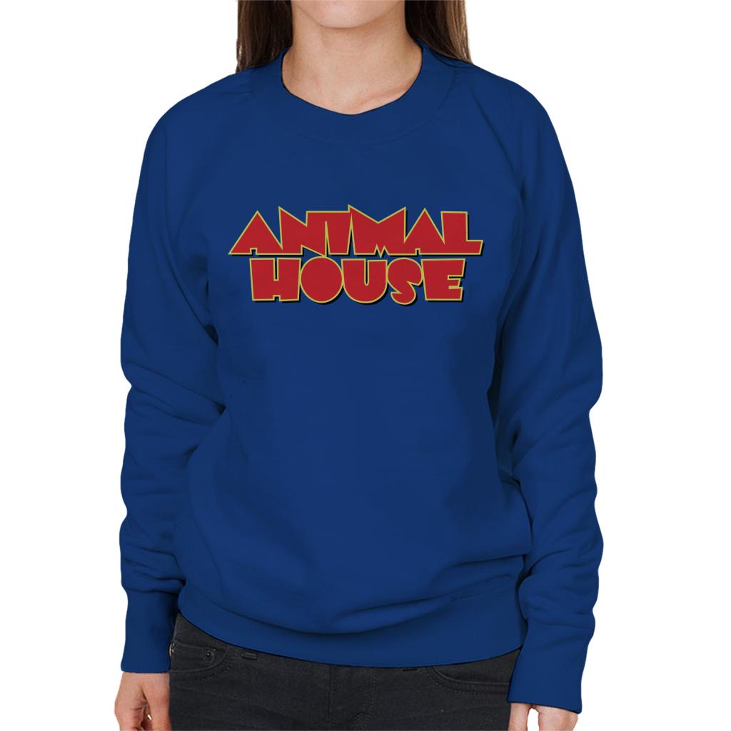 Animal House Red Logo Women's Sweatshirt-ALL + EVERY