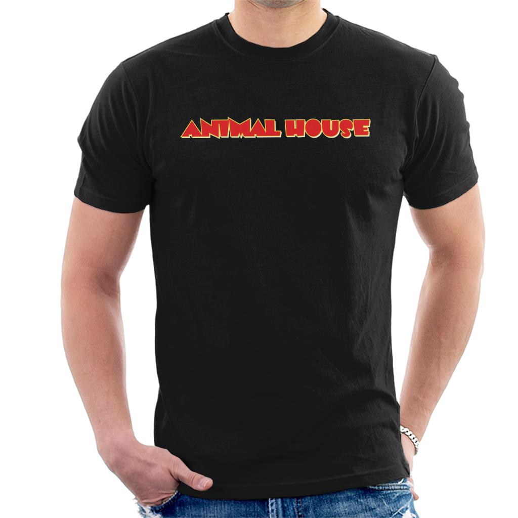 Animal House Classic Red Logo Men's T-Shirt-ALL + EVERY