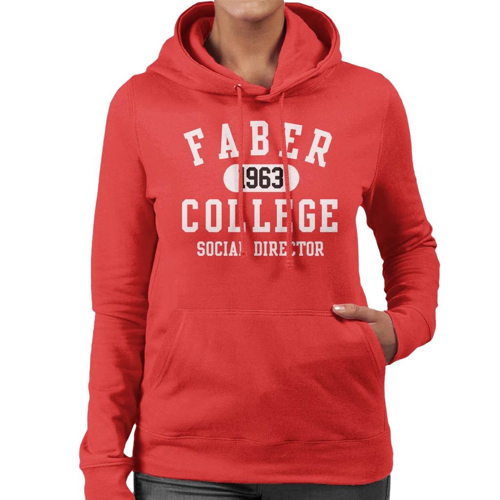 Animal House Faber 1963 College Social Director Women's Hooded Sweatshirt-ALL + EVERY