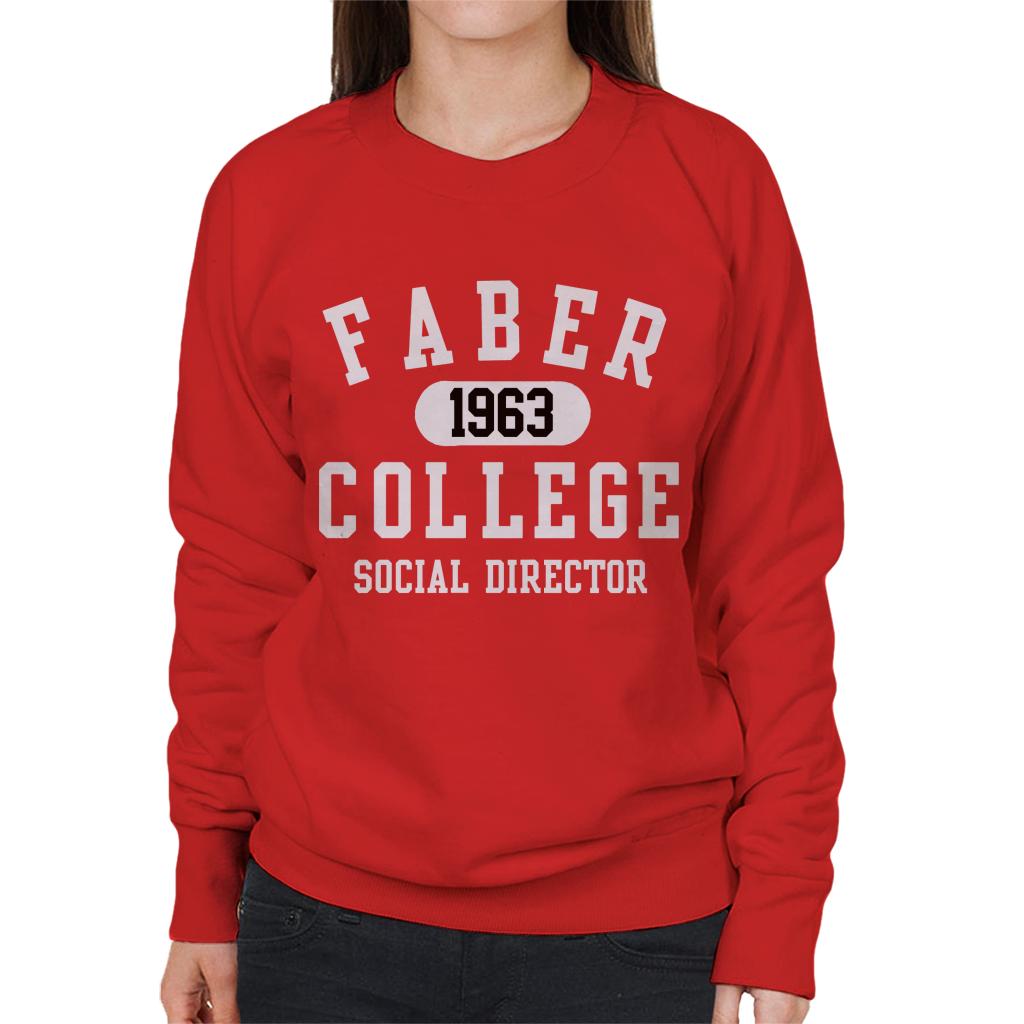 Animal House Faber 1963 College Social Director Women's Sweatshirt-ALL + EVERY