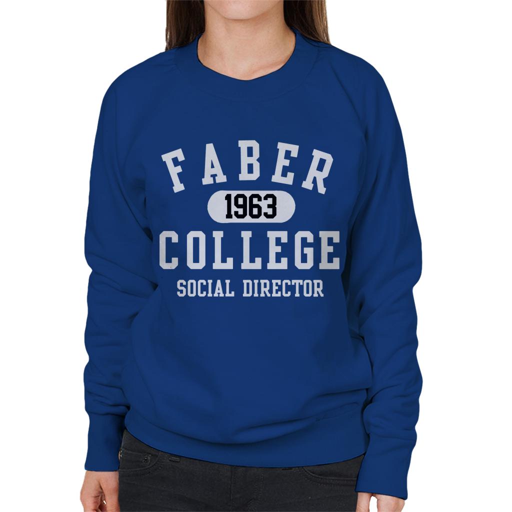 Animal House Faber 1963 College Social Director Women's Sweatshirt-ALL + EVERY