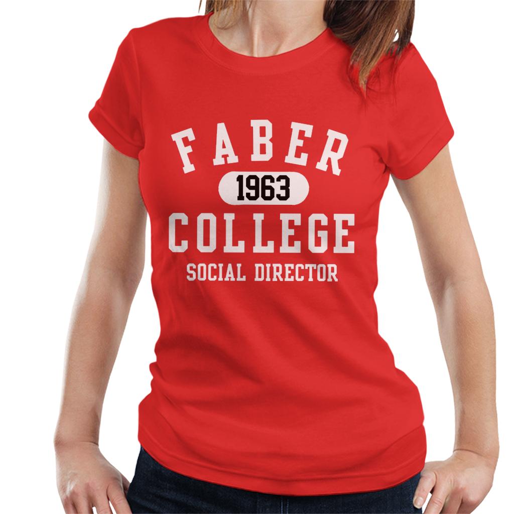 Animal House Faber 1963 College Social Director Women's T-Shirt-ALL + EVERY