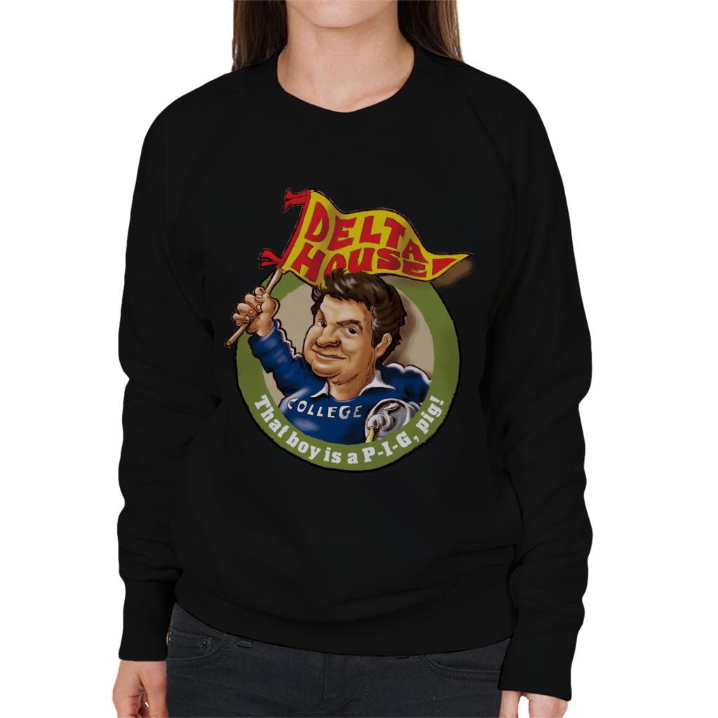 Animal House Delta House That Boy Is A Pig Women's Sweatshirt-ALL + EVERY