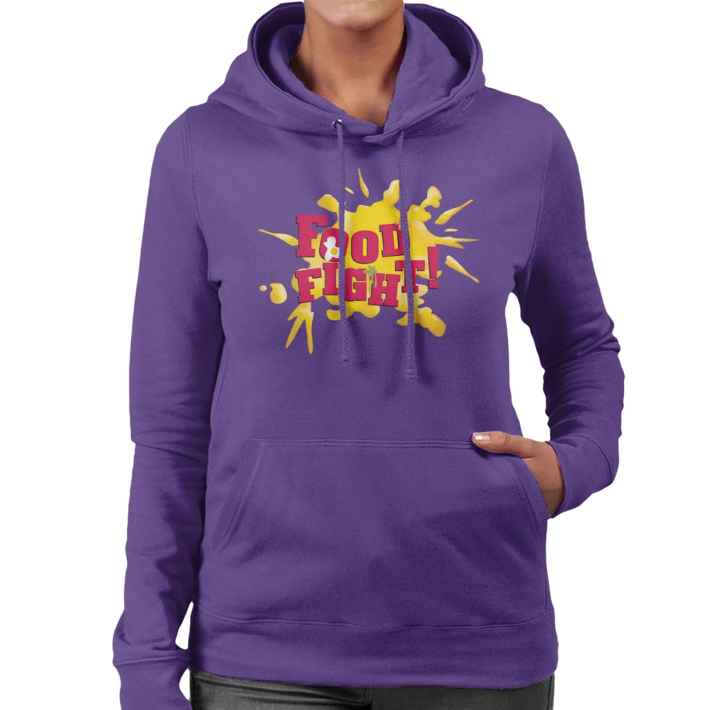 Animal House Food Fight Women's Hooded Sweatshirt-ALL + EVERY