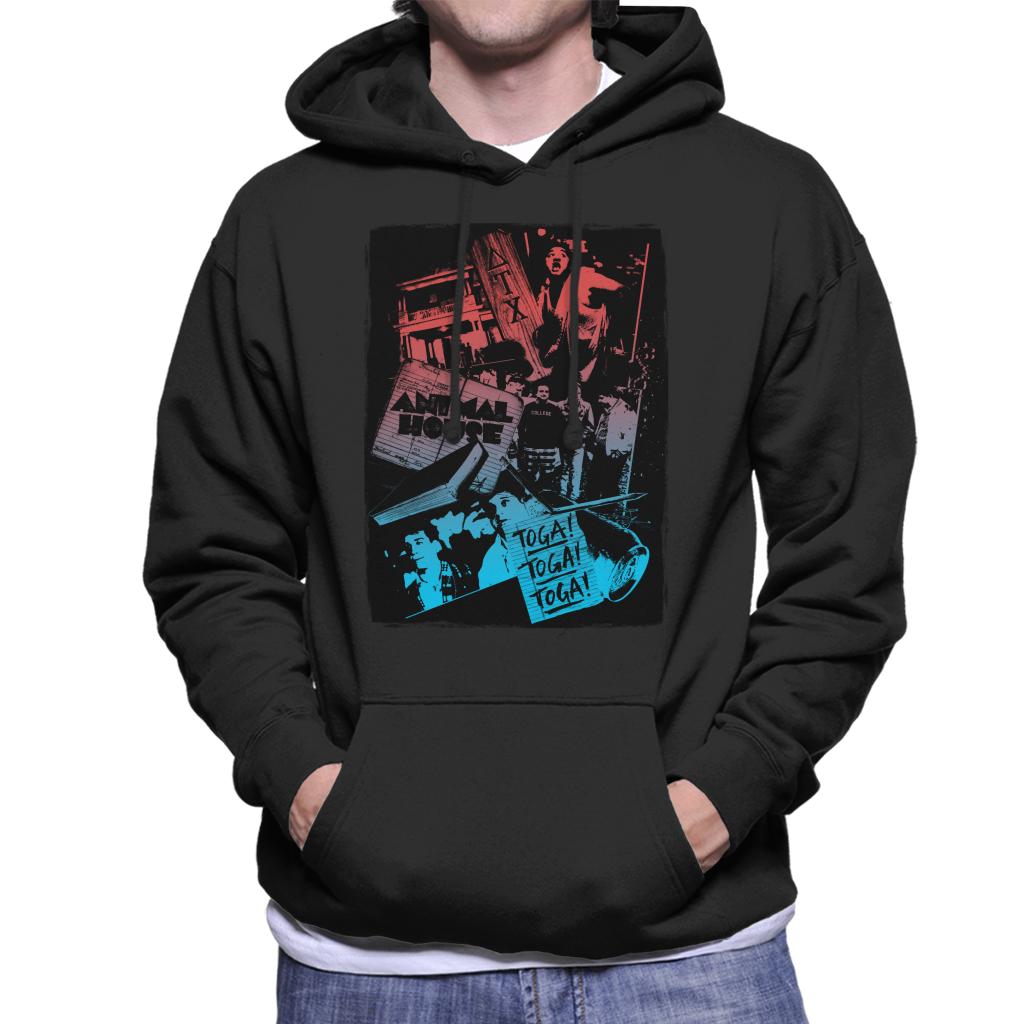 Animal House Montage Men's Hooded Sweatshirt-ALL + EVERY