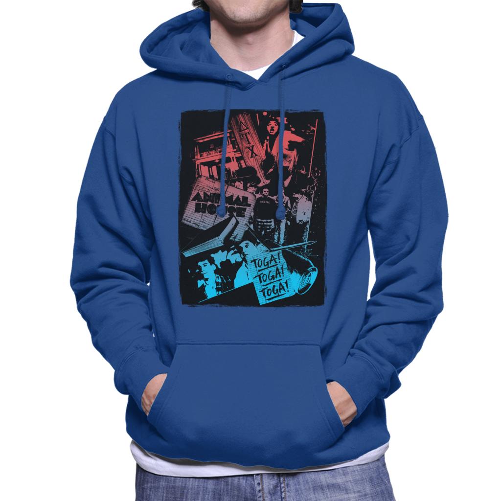 Animal House Montage Men's Hooded Sweatshirt-ALL + EVERY