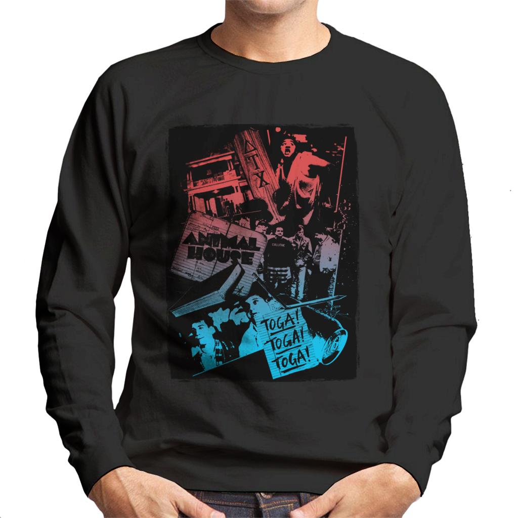 Animal House Montage Men's Sweatshirt-ALL + EVERY