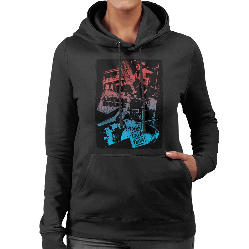 Animal House Montage Women's Hooded Sweatshirt-ALL + EVERY